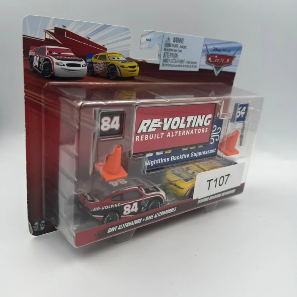 Disney Pixar Cars 2 Pack Re-Volting #84 & #54 Dave Alternators Diecast Metal New